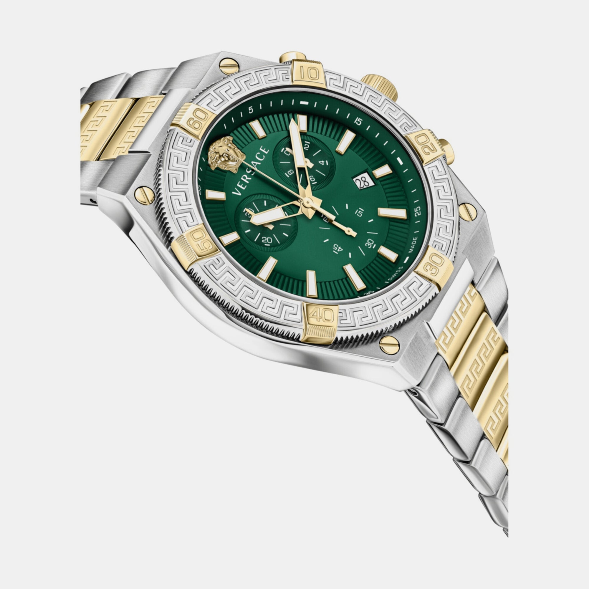 Versace watch green discount face