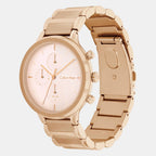 Energize Women Quartz Pink Dial Chronograph Stainless Steel Watch 25200241