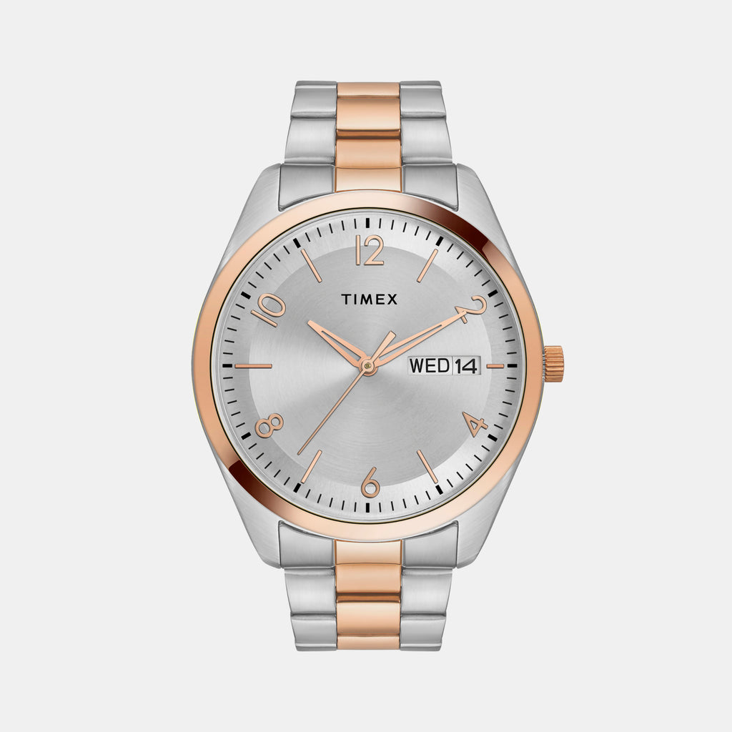 Timex Round Silver Analog watch