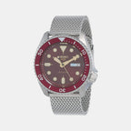 Seiko Round Red Analog watch