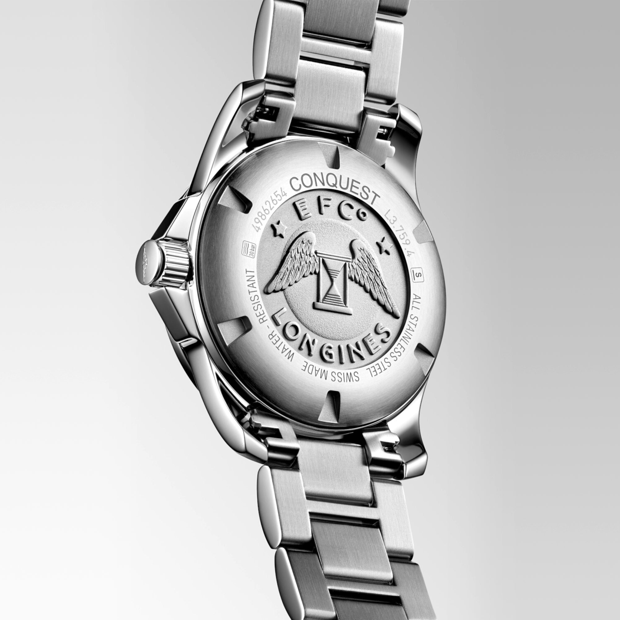 Longines Men Round Silver watch