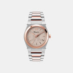 Ferragamo Round Beige Analog watch