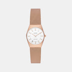 Female Analog Stainless Steel Solar Watch SKW3078