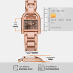 Fossil 30 mm Rose Gold Quartz watch