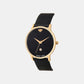 Male Black Analog Leather Watch G1034E-L2204