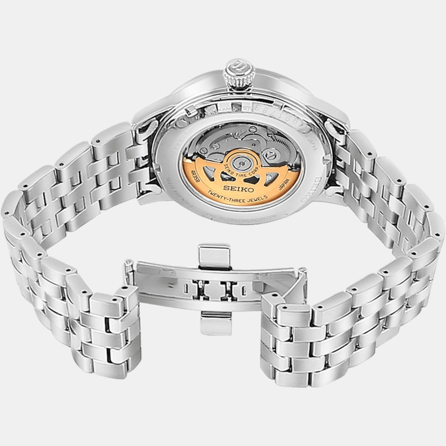 Seiko Men Round Blue watch