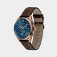 Male Blue Chronograph Leather Watch 1513817