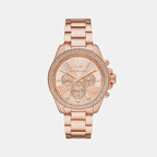 Michael Kors Round Rose Gold Chronograph watch