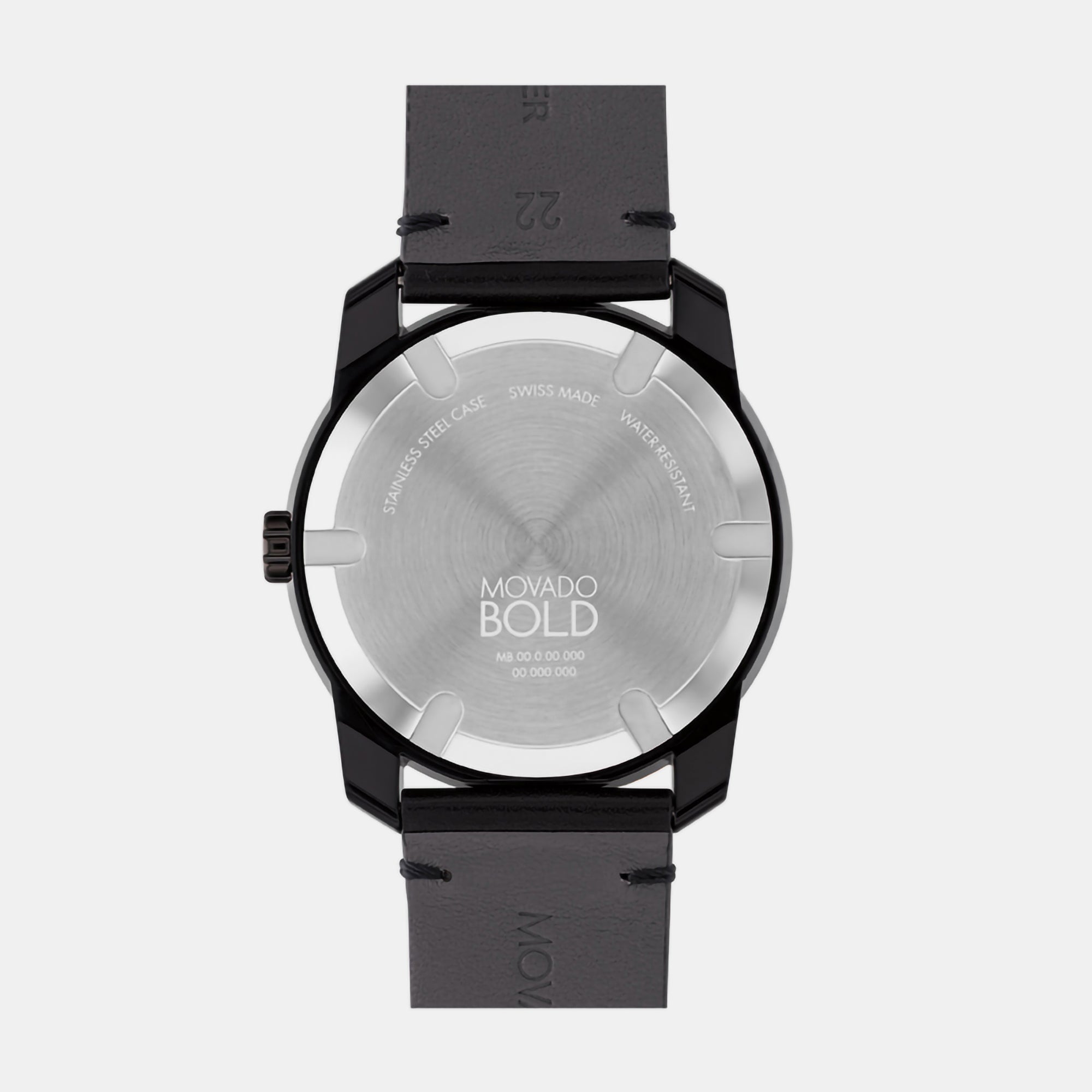 Movado Men Round Black watch