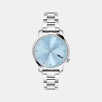 Helix Round Blue Analog watch
