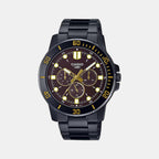 Casio Round Brown Chronograph watch