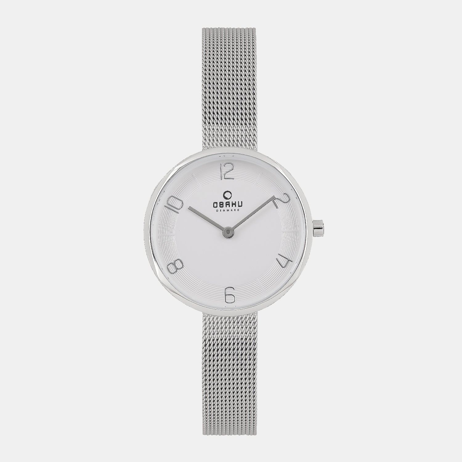 Obaku Round Silver Analog watch