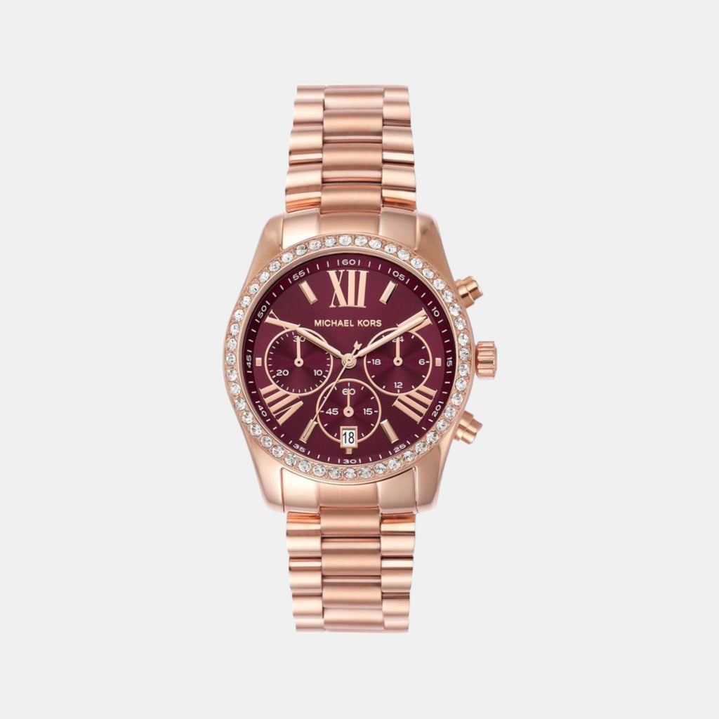 Female Stainless Steel Chronograph Watch MK7275