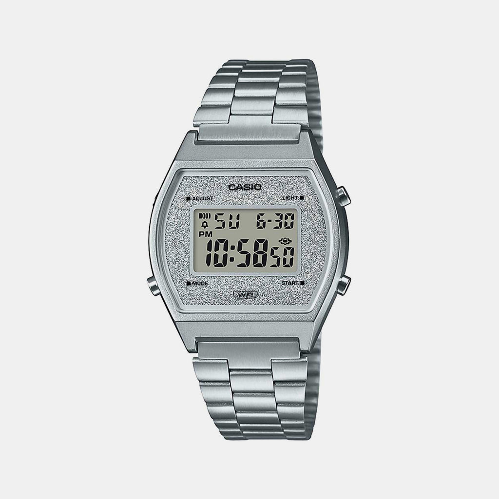 Casio Tonneau Silver Digital watch
