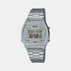 Casio Tonneau Silver Digital watch