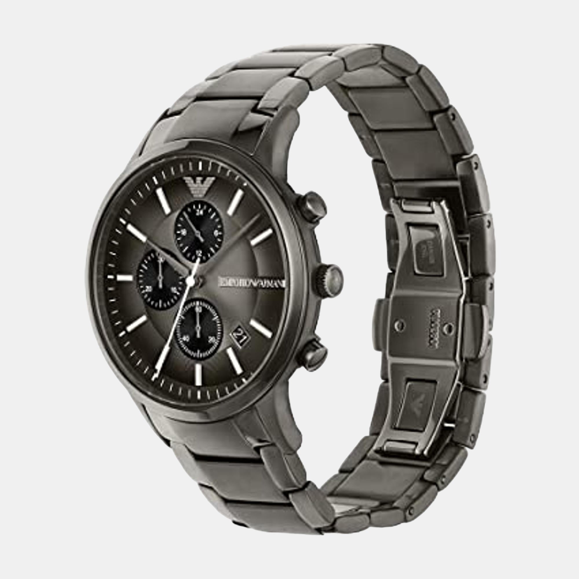 New Mens Emporio Armani AR2454 Gunmetal Grey Watch | 109.99 | Emporio Armani