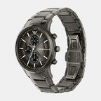 Men Quartz Black Dial Chronograph Stainless Steel Watch AR11531