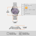 Fossil Stainless Steel Round watch