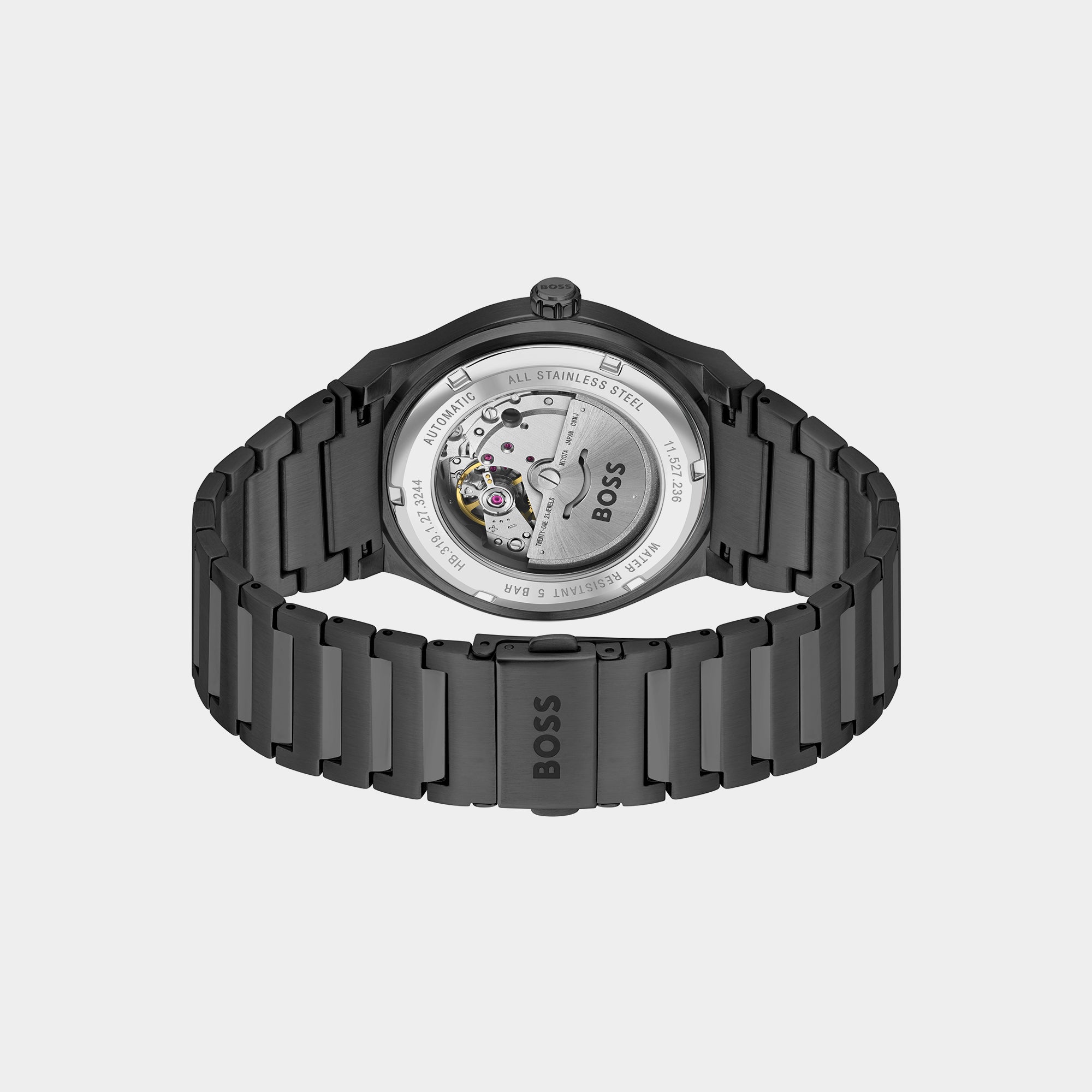 Boss Men Round Black watch