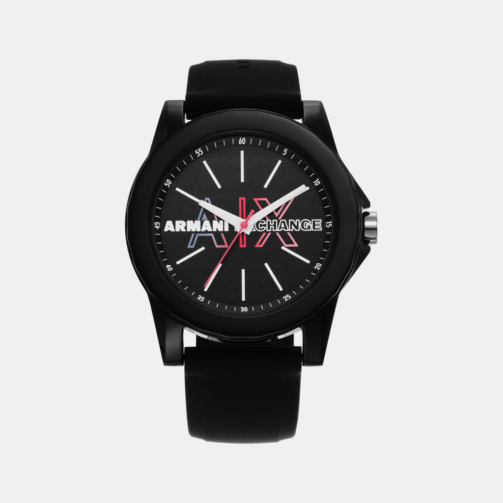 Armani Exchange Round Black Analog watch