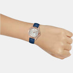 Sheen Women Quartz White Dial Analog Leather Watch SH204