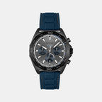 Boss Round Black Chronograph watch