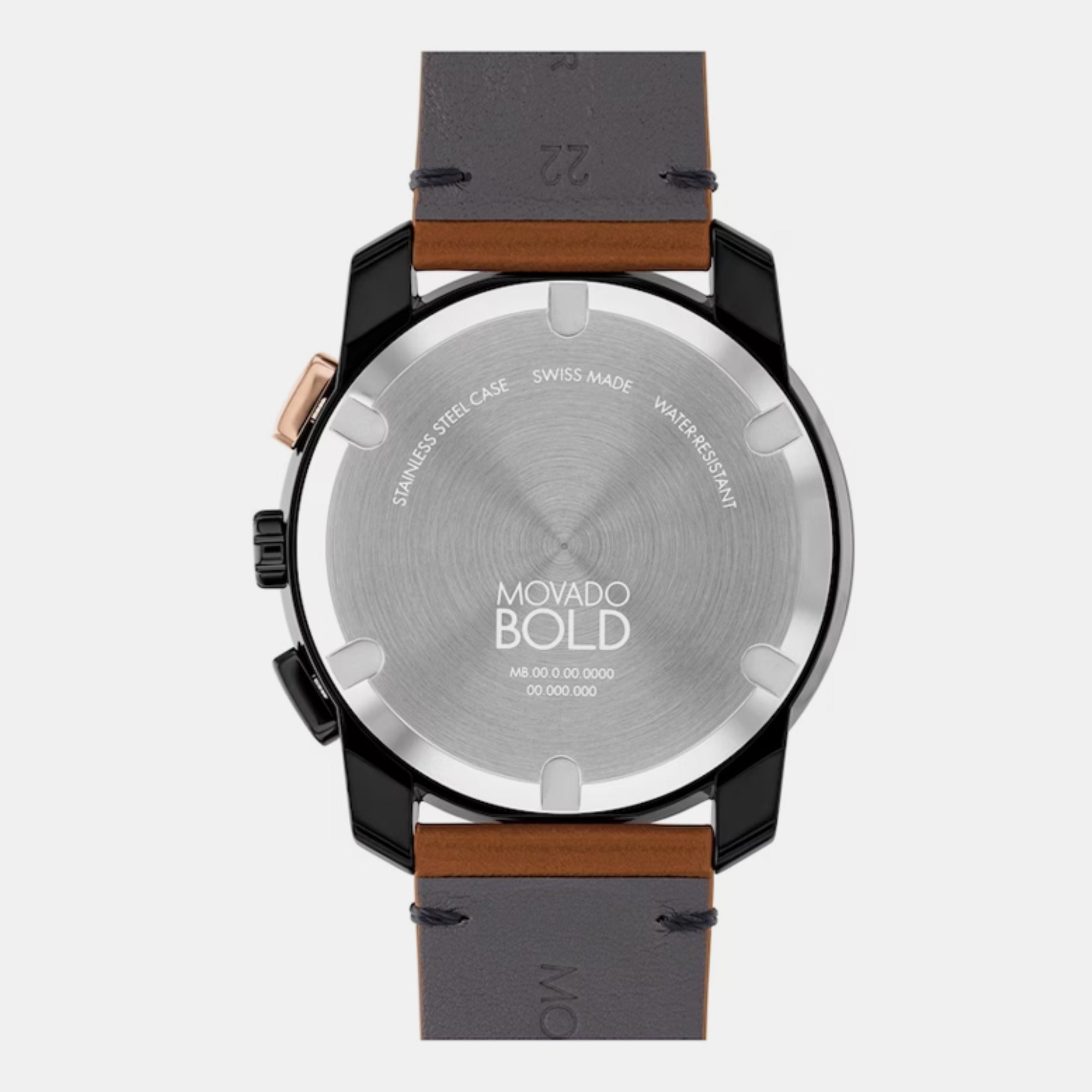 Movado Men Round Black watch