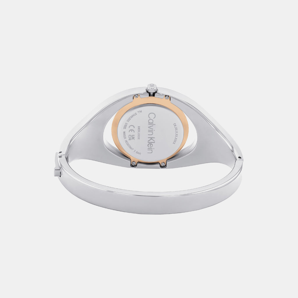 Calvin Klein Women Round Silver watch