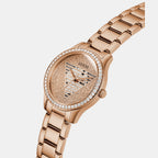 Guess Stainless Steel Round watch