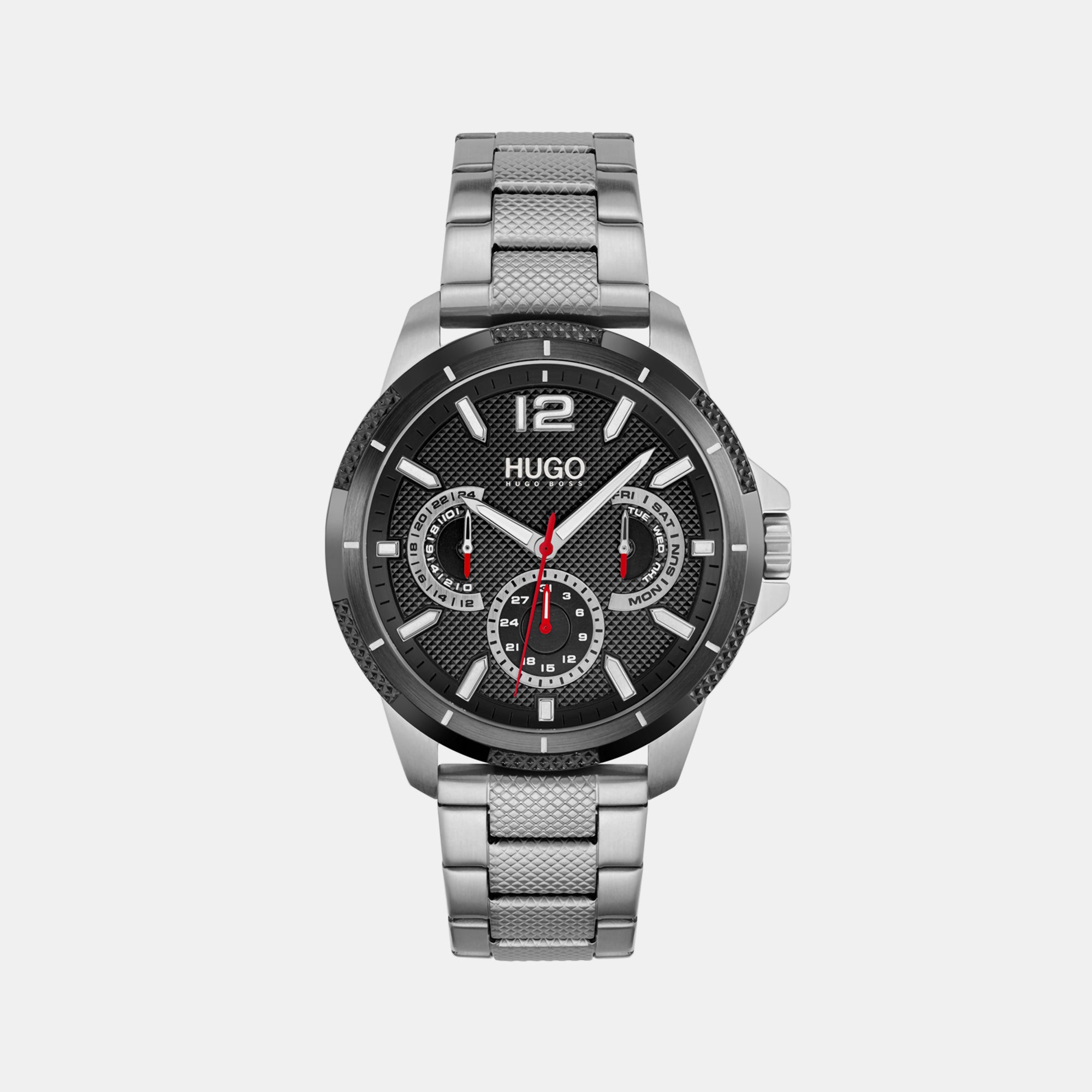 Boss Round Black Chronograph watch