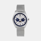 Casio Round White Chronograph watch