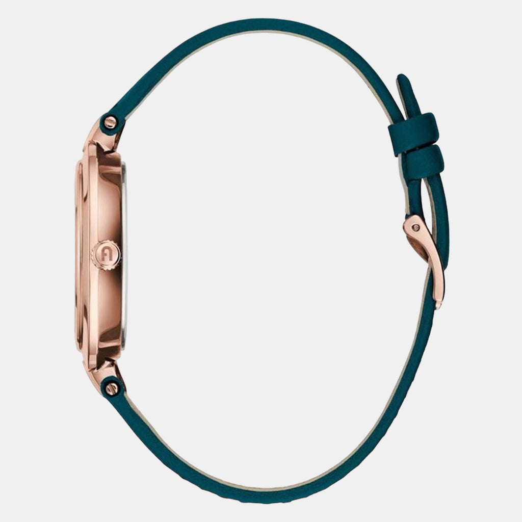 Furla Heritage Women Quartz Rose Gold Dial Analog Leather Watch WW00002008L3