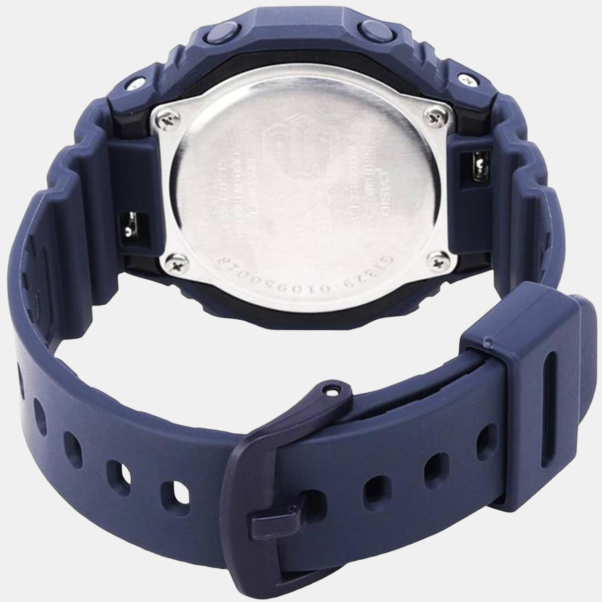 G-Shock Women Men Quartz Blue Dial Analog-Digital Resin Watch G1329