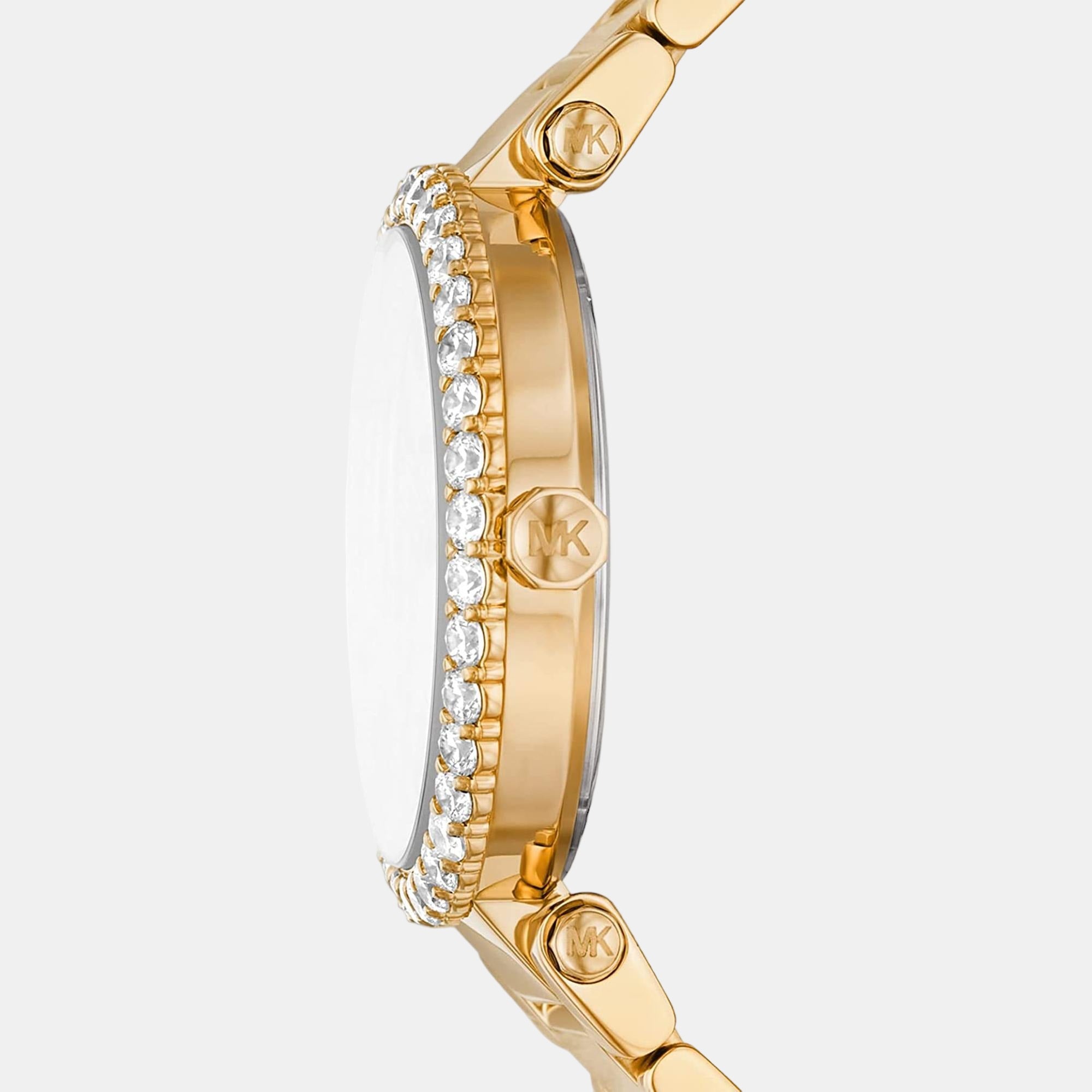 Parker Women Quartz White Dial Analog Stainless Steel Watch MK4693