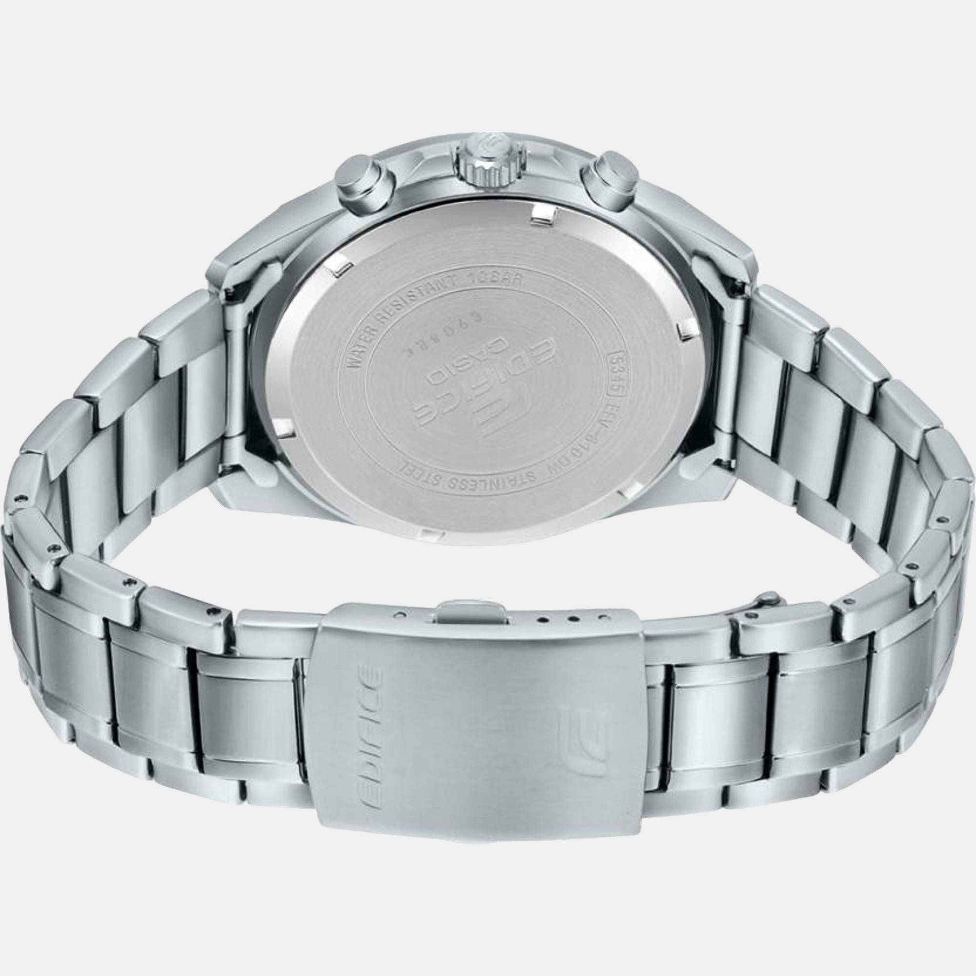 Edifice Men Quartz Brown Dial Chronograph Stainless Steel Watch ED572