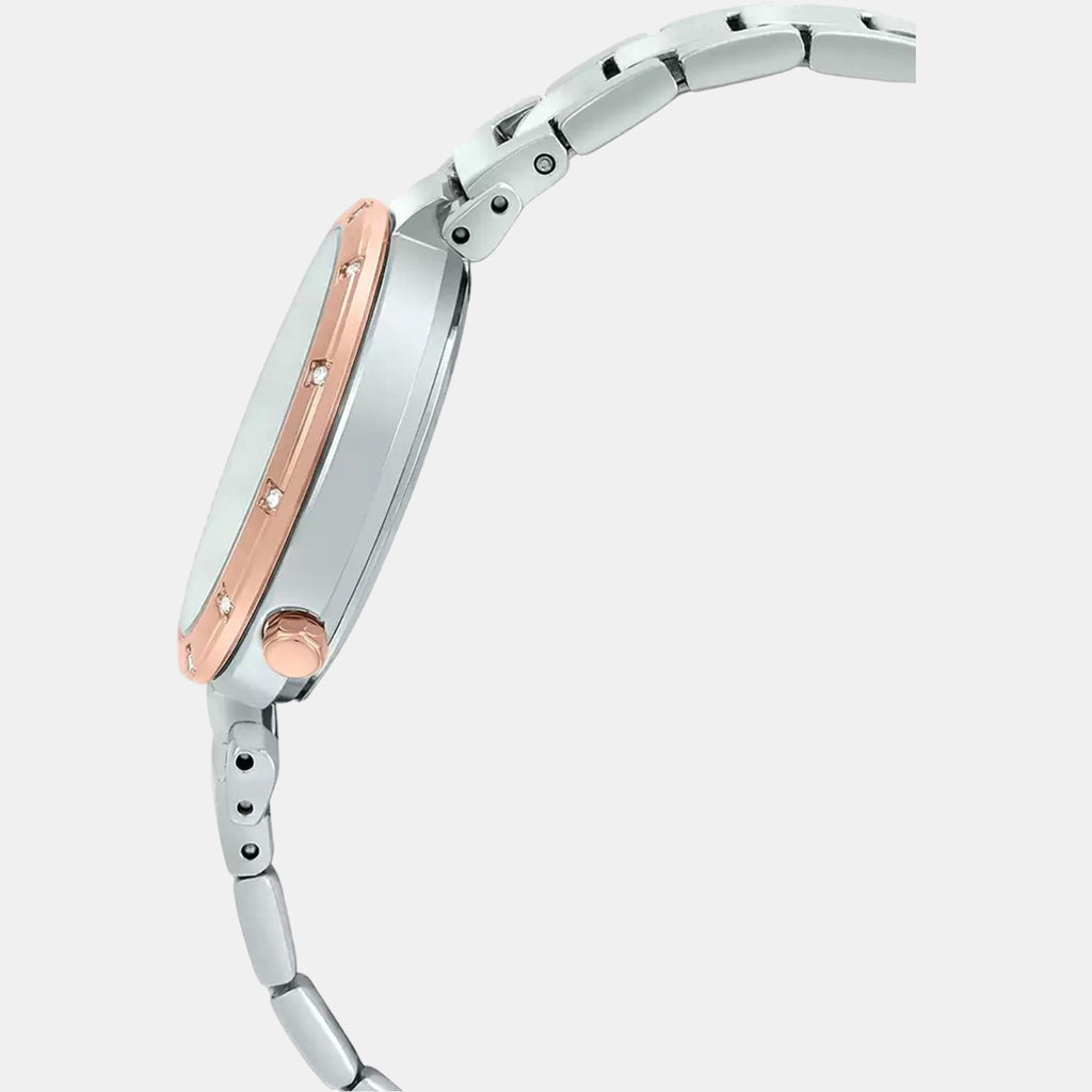 Sheen Women Quartz Pink Dial Chronograph Stainless Steel Watch SX225