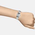 Enticer Women Quartz White Dial Analog Stainless Steel Watch SH35