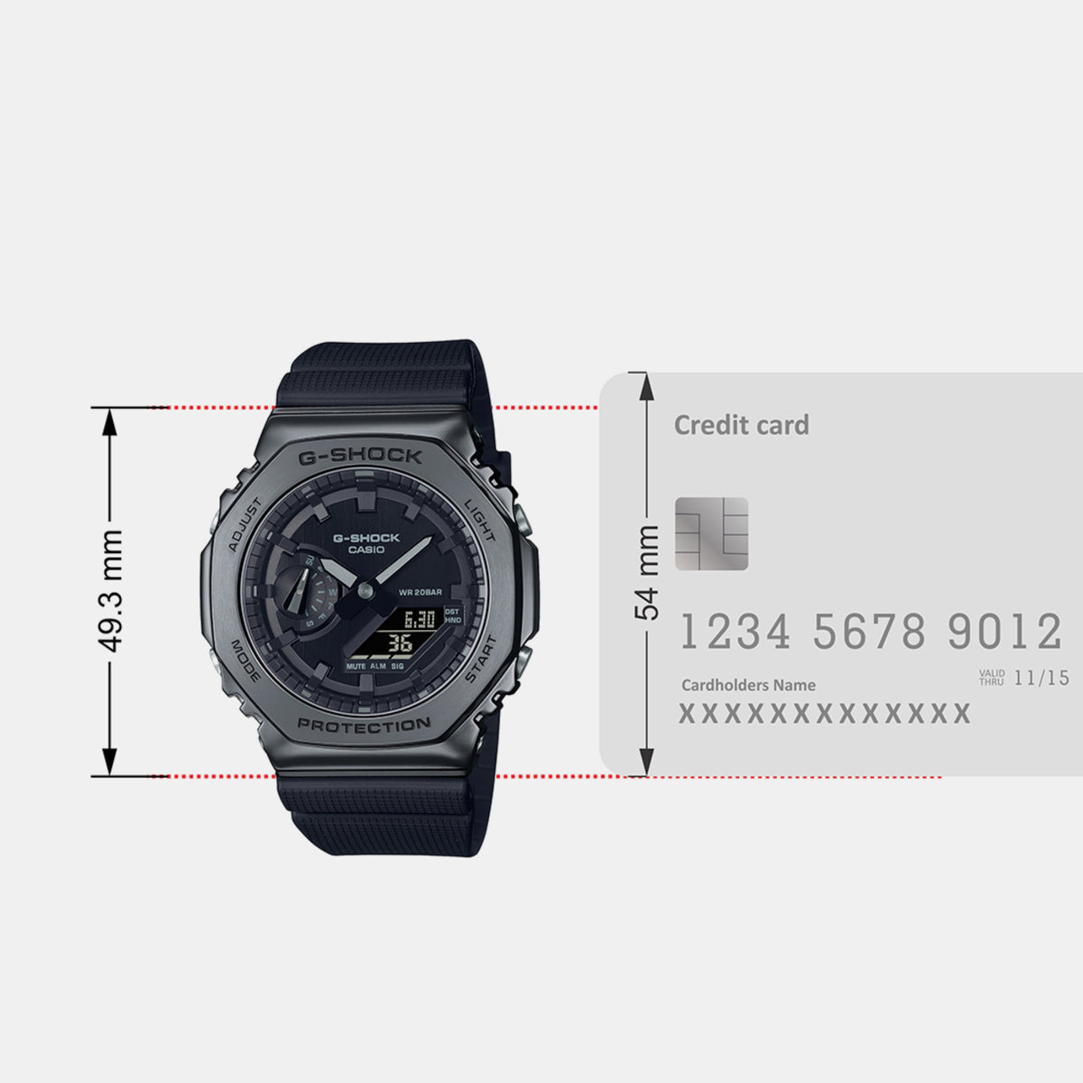 Casio 49 mm Black Quartz watch