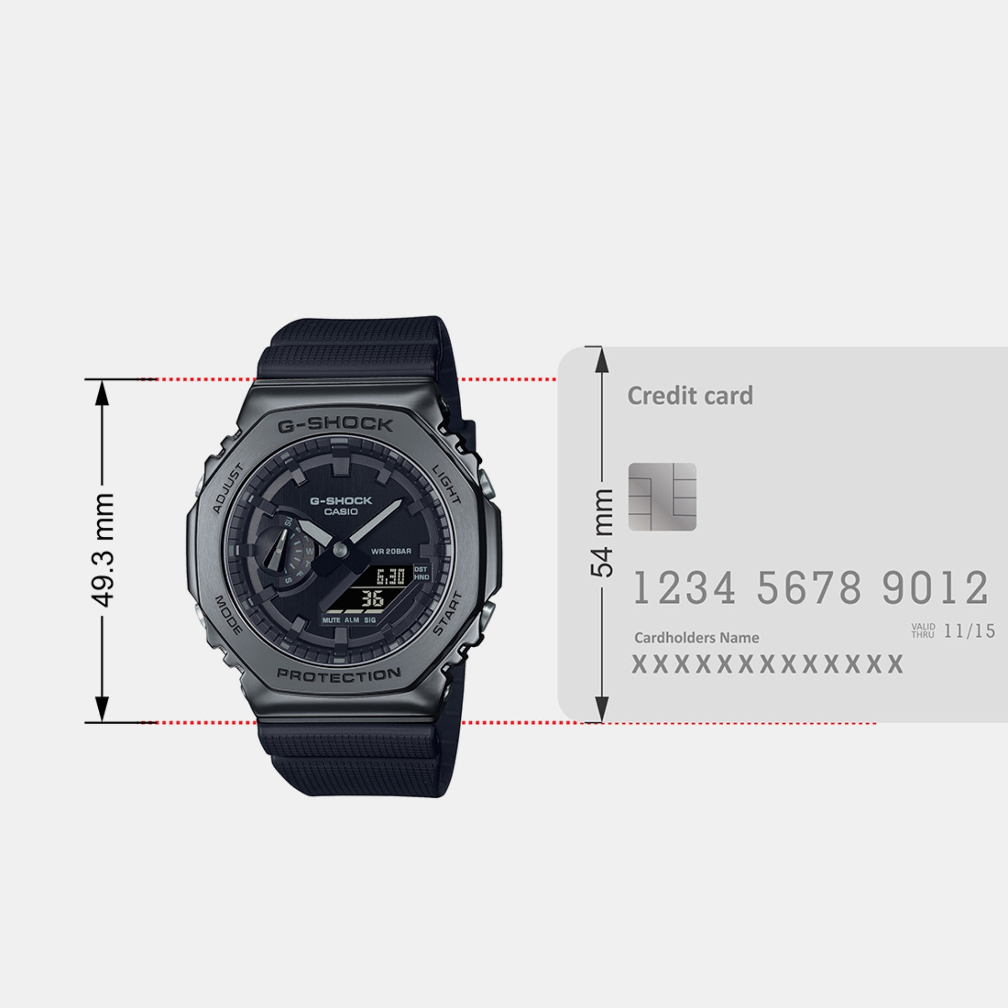 Casio 49 mm Black Quartz watch