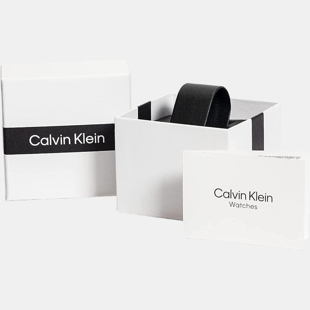 Calvin Klein Leather Yellow watch