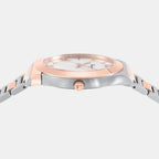 Km-Gancini Gent Men Quartz White Dial Analog Stainless Steel Watch SFKM00523