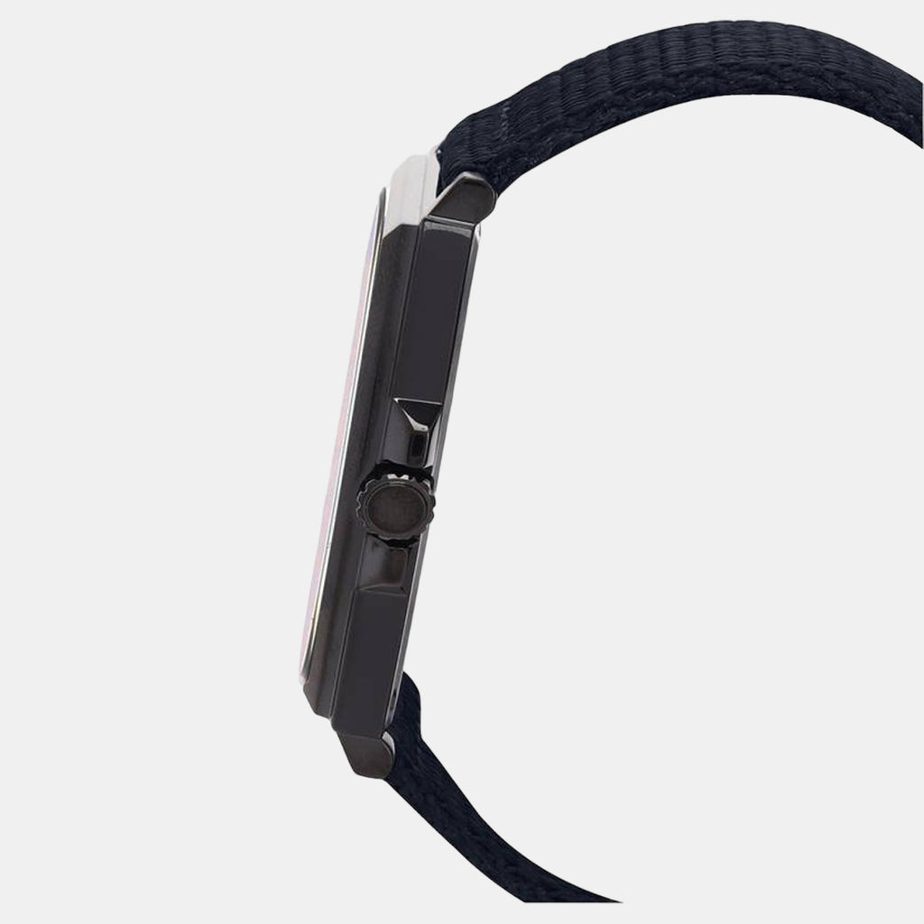 Enticer Men Quartz Grey Dial Analog Fabric Watch A2123