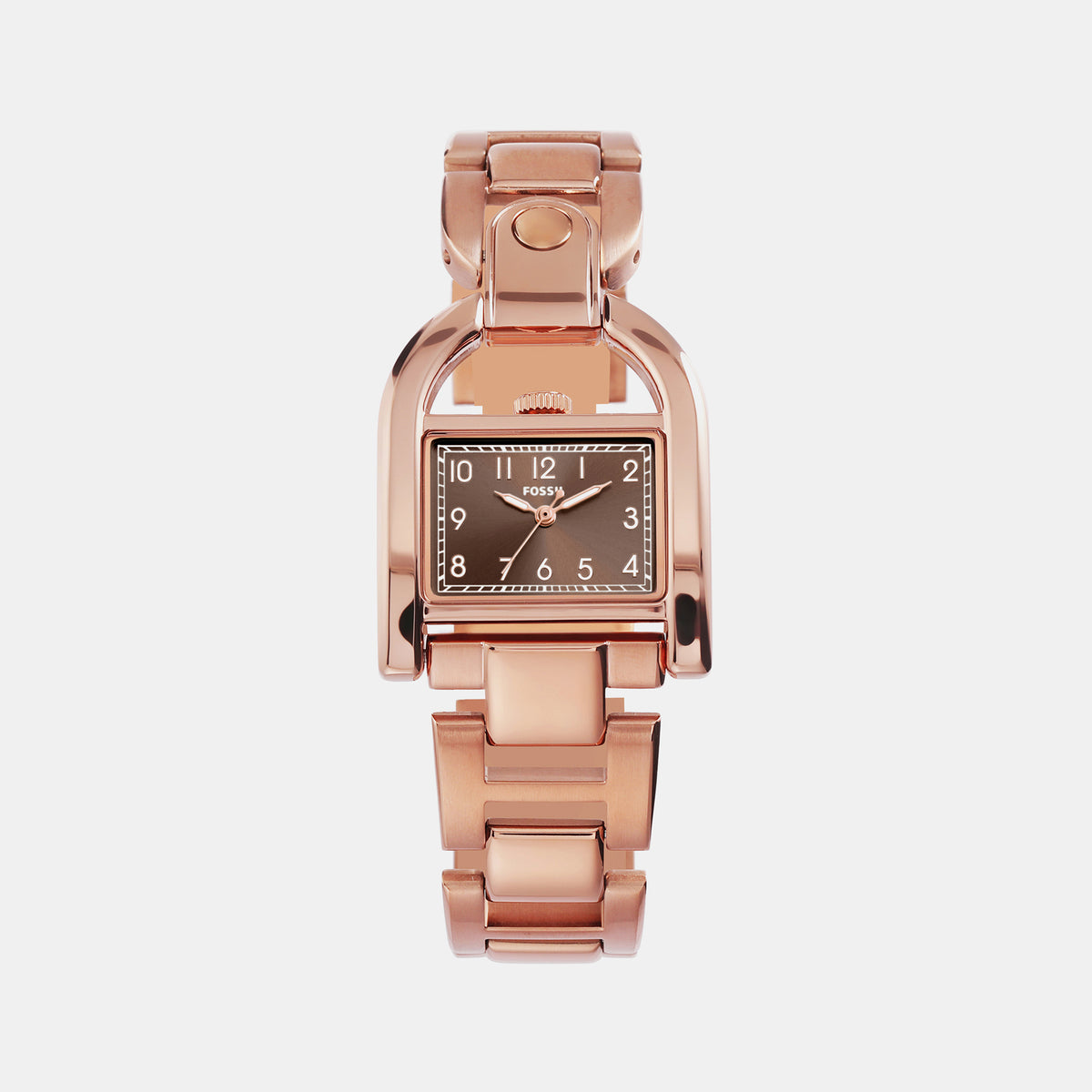 Fossil Square Brown Analog watch