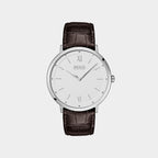Boss Round White Analog watch