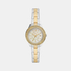 Fossil Round Mother Of Pearl Analog watch