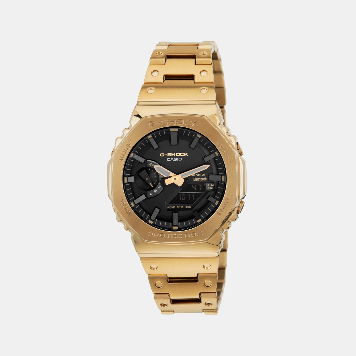 G-Shock Black Male Analog-Digital Stainless Steel Watch G1384