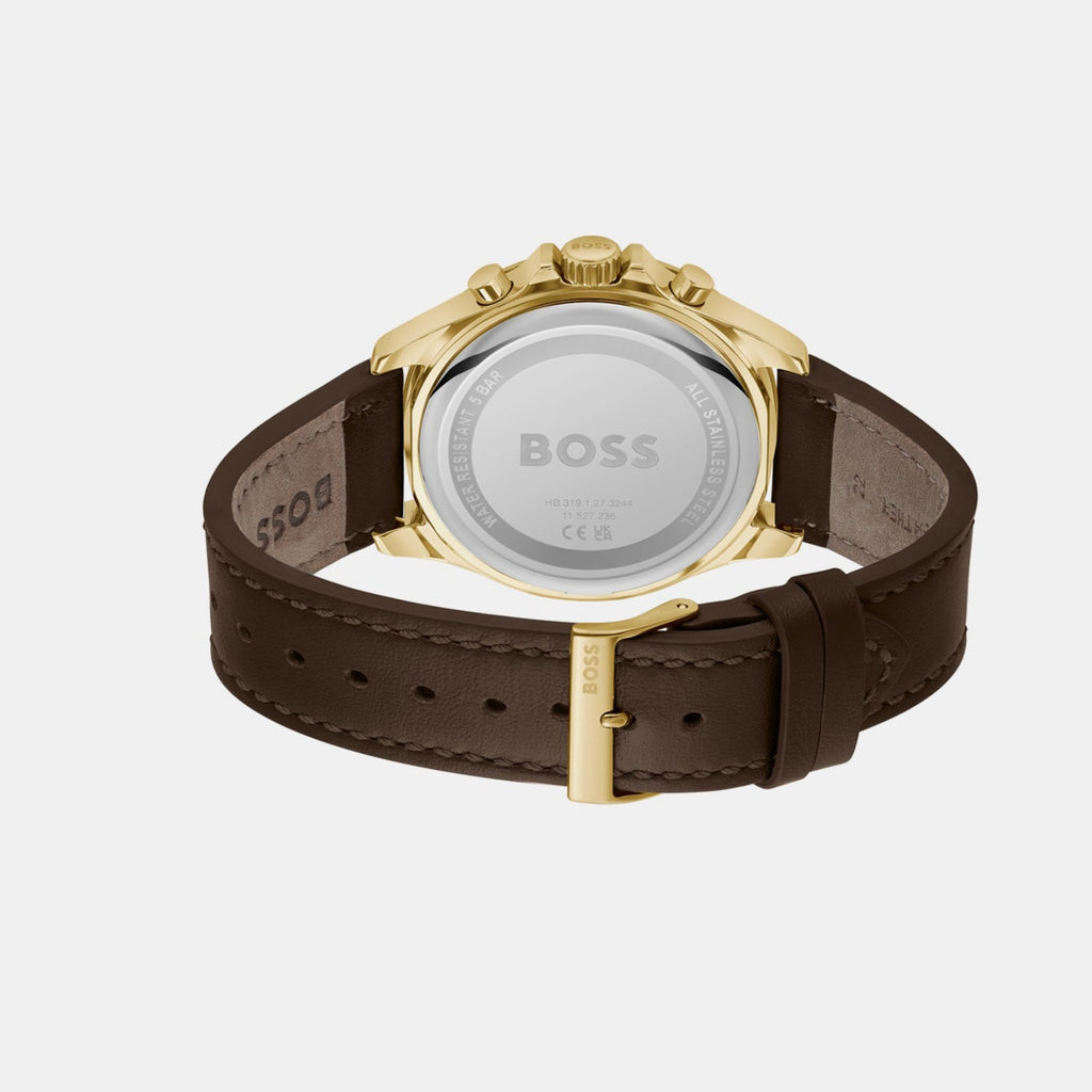 Boss Men Round Black watch