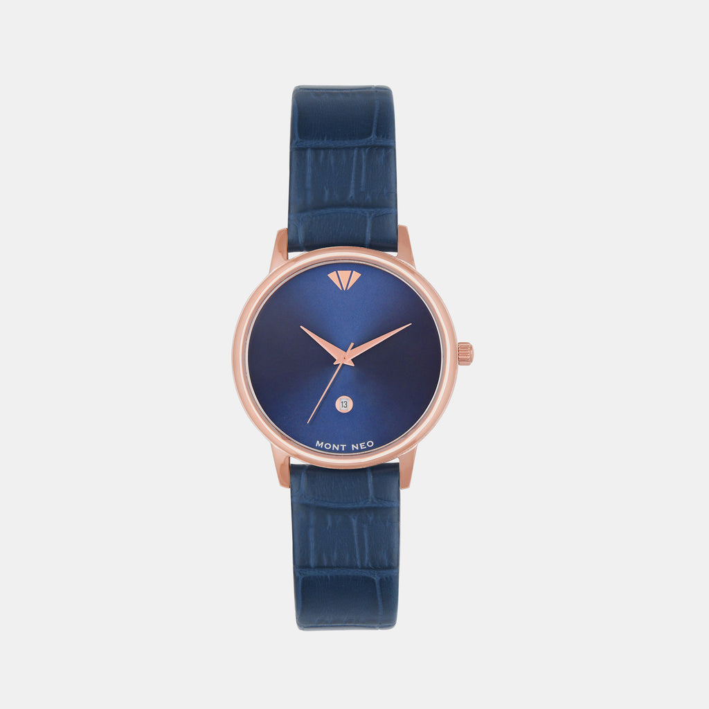 Mont Neo Round Blue Analog watch