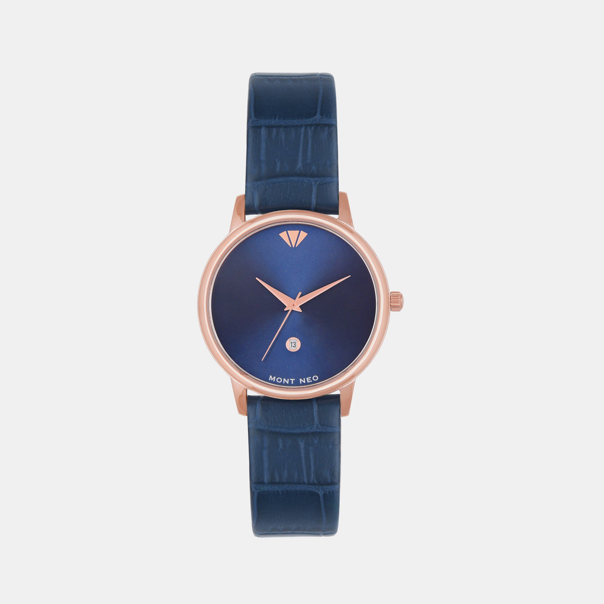 Mont Neo Round Blue Analog watch