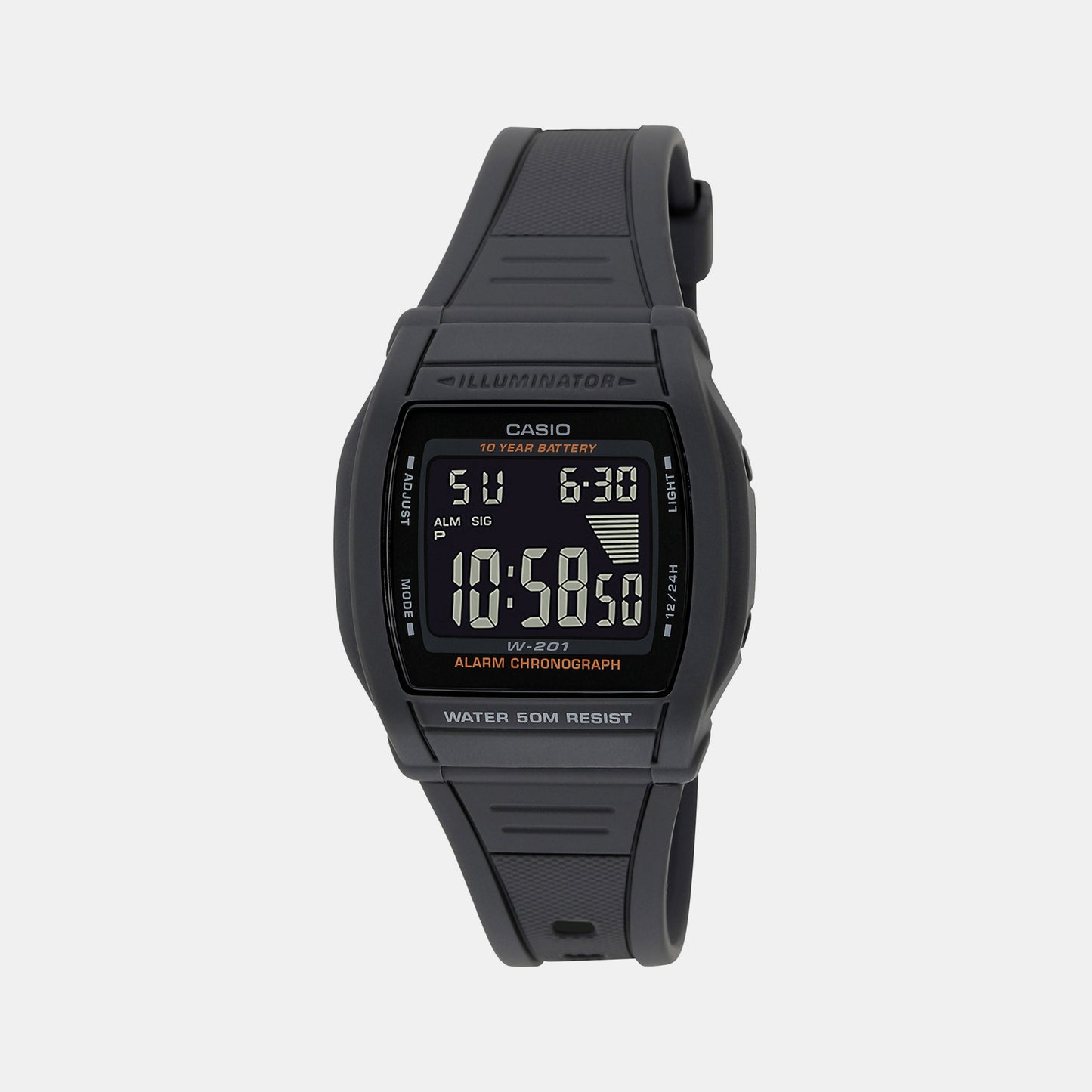 Youth Black Unisex Digital Resin Watch I126